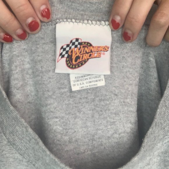 Y2K Nascar Striped Muscle Tank - Picture 6 of 6